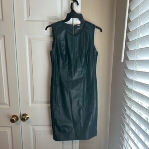 Calvin Klein Hunter Green Sleeveless Sheath Dress